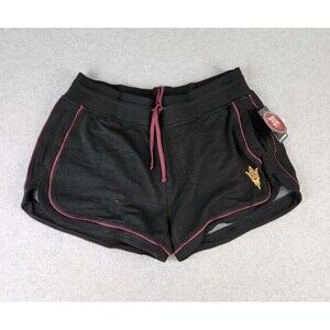Women's XL Colosseum‎ Black Arizona State University Lounge Jogger Shorts ASU